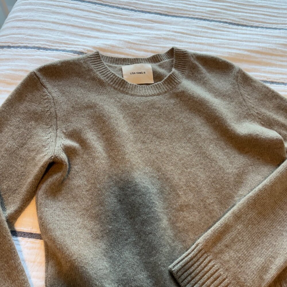 ✨ Lisa Yang 100% Cashmere Sweater & Trouser Set Luxe Knit ✨ - Picture 2 of 6